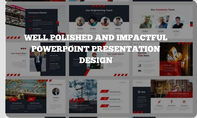 Gig Preview - Design polished powerpoint presentations, investor pitch decks