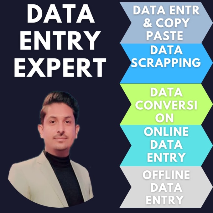 Gig Preview - Expert in excel data entry, copy paste, web research, and proficient typing