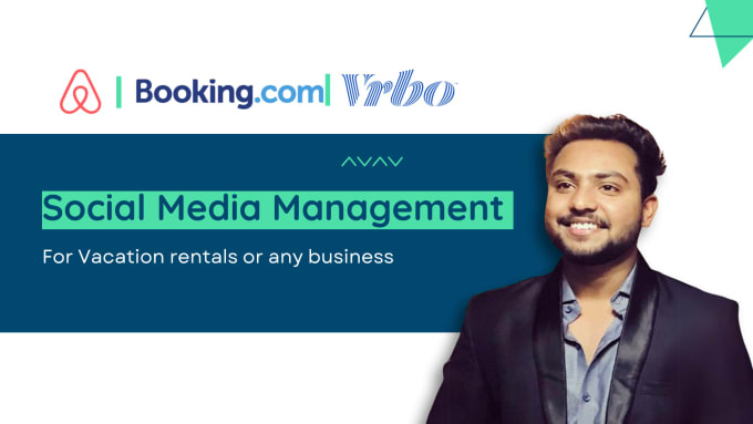 Gig Preview - Offer social media management services for vacation rentals, airbnbs