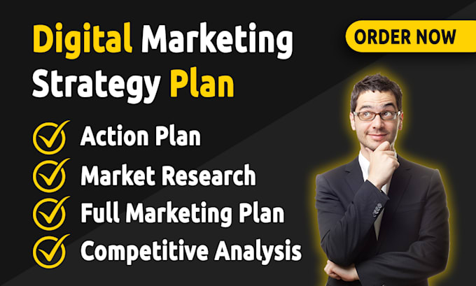 Gig Preview - Create a profitable digital marketing strategy plan