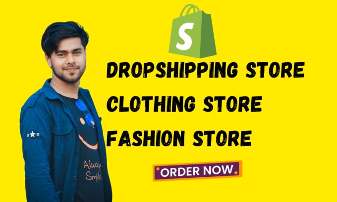 Gig Preview - Create a dropshipping store and shopify clothing store or fashion website