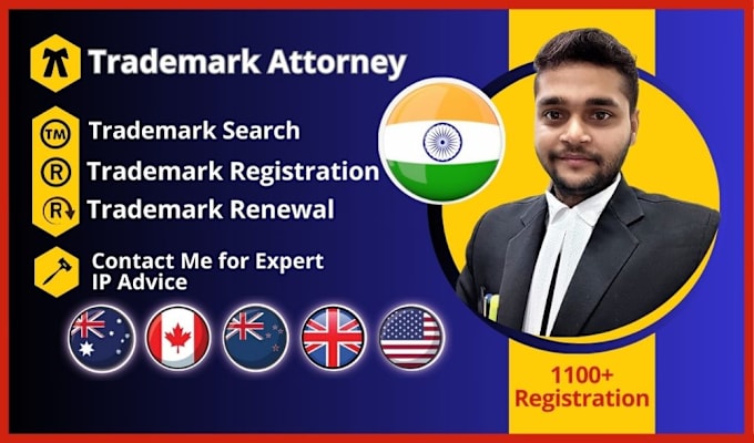 Gig Preview - Register your trademark in india