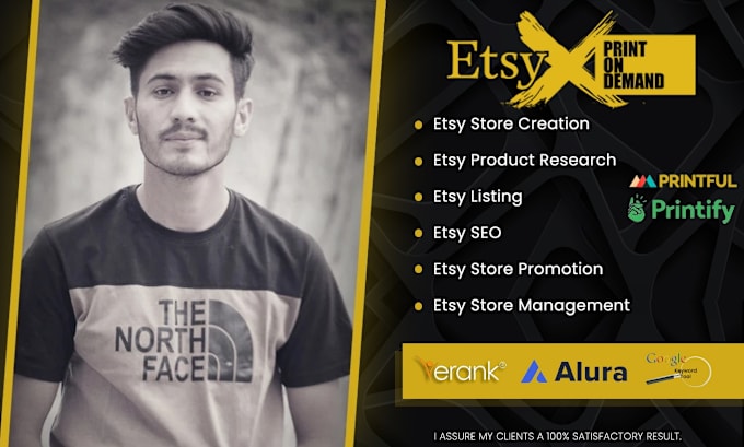 Gig Preview - Setup your etsy print on demand, etsy store, etsy print on demand SEO