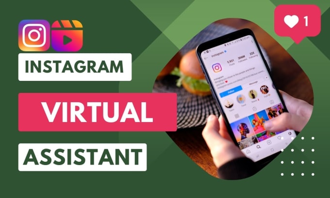 Gig Preview - Be a virtual assistant on instagram and organic growth with content creation