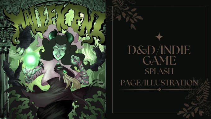 Gig Preview - Do splash page art for your indie game or dnd campaign