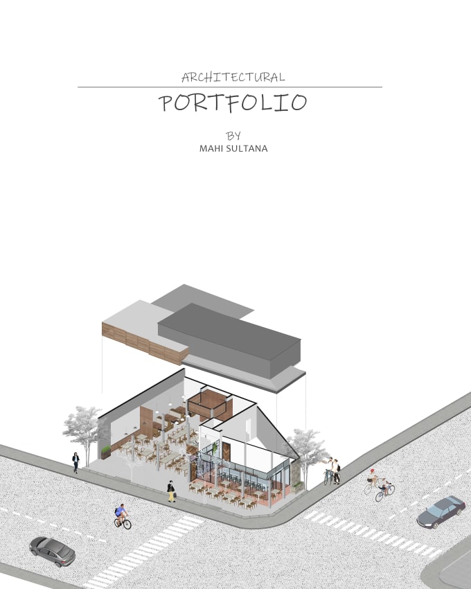 Gig Preview - Do architectural portfolio brochure and illustration