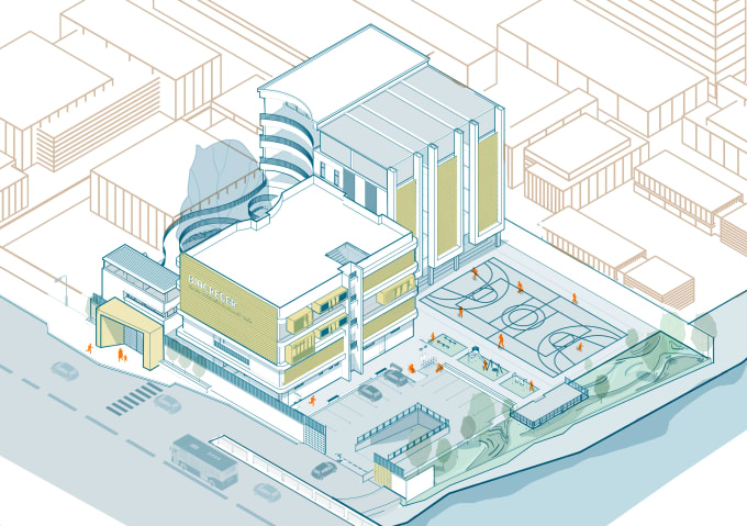 Gig Preview - Create isometric illustrations for your architecture project