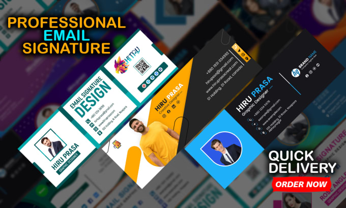 Gig Preview - Design responsive clickable html email signature and newsletter template