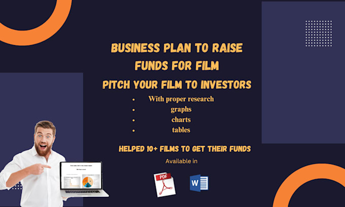 Gig Preview - Create professional and detailed business plan for your film