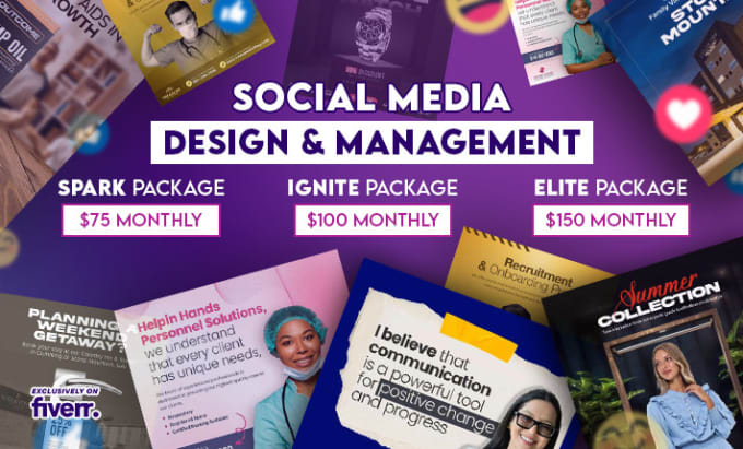 Gig Preview - Design and manage your social media channels