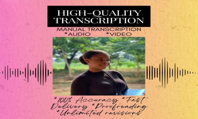 Gig Preview - Transcribe your audios as well as do video transcriptions