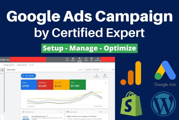 Bestseller - create a professional google ads PPC adwords campaign, performance max ads setup