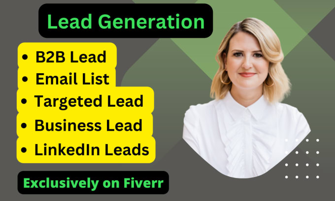 Gig Preview - Do email list building, b2b lead generation, local leads, web research