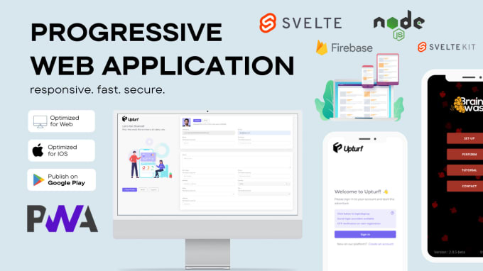 Gig Preview - Develop a super fast custom web application using svelte