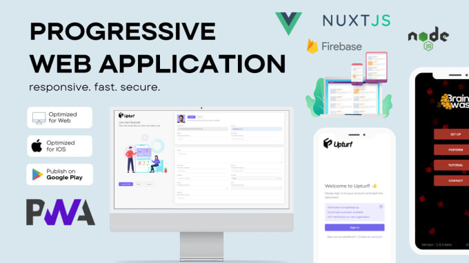 Gig Preview - Develop a custom web application with vuejs, nuxtjs, supabase