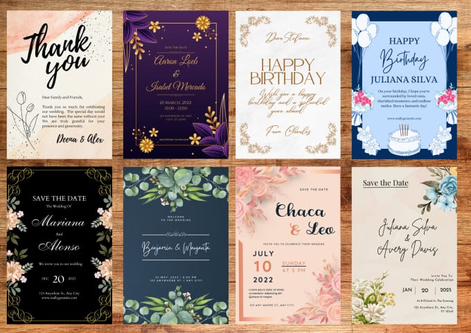 Gig Preview - Design greeting cards, invitation cards, and many more