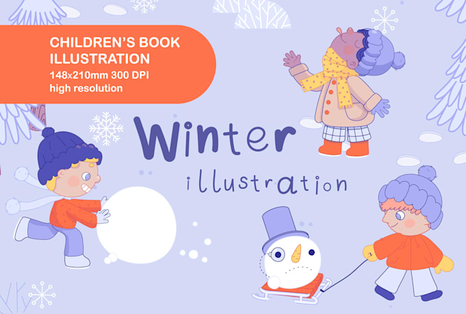 Gig Preview - Create vector illustrations for children book