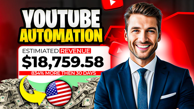 Gig Preview - Do youtube automation and cash cow videos content creator