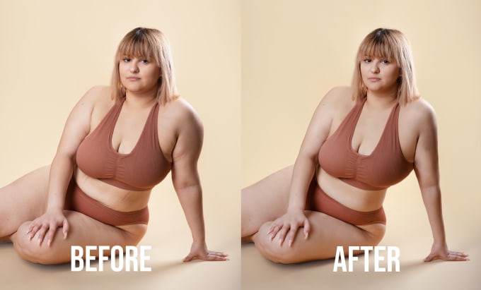 Gig Preview - Do body, face slimming and retouching in photoshop