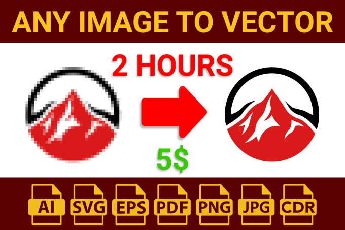 Gig Preview - Convert any photo or screenshot to vector quickly