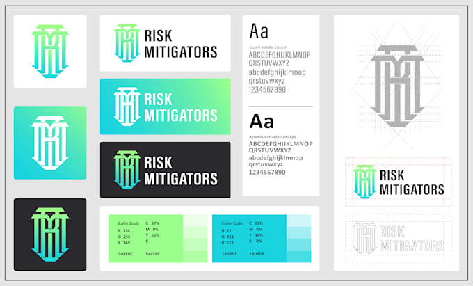 Gig Preview - Design logo, brand book with full brand style guide