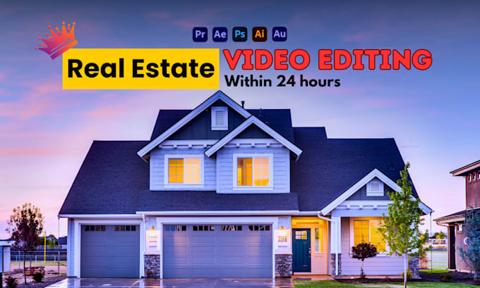 Gig Preview - Do professional real estate video editing within 24 hours