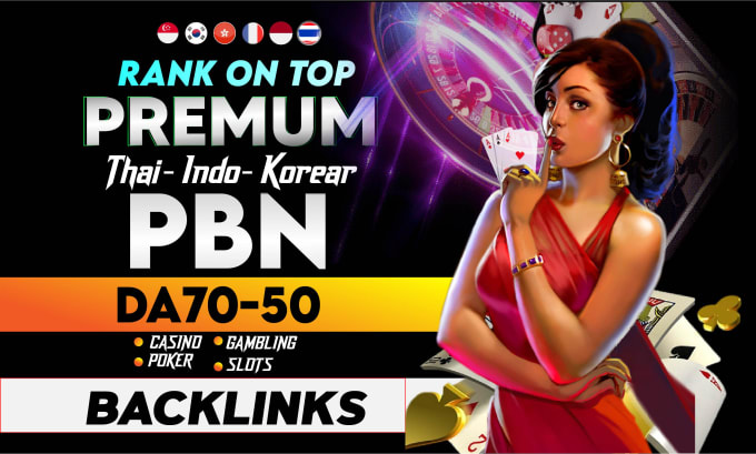 Gig Preview - Do thailand korea singapore france indonesia DR homepages dofollow SEO backlinks