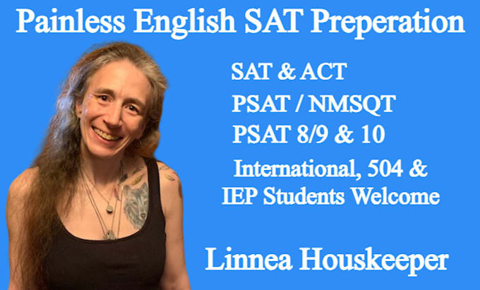 Gig Preview - Tutor you for the act, sat, and psat english modules