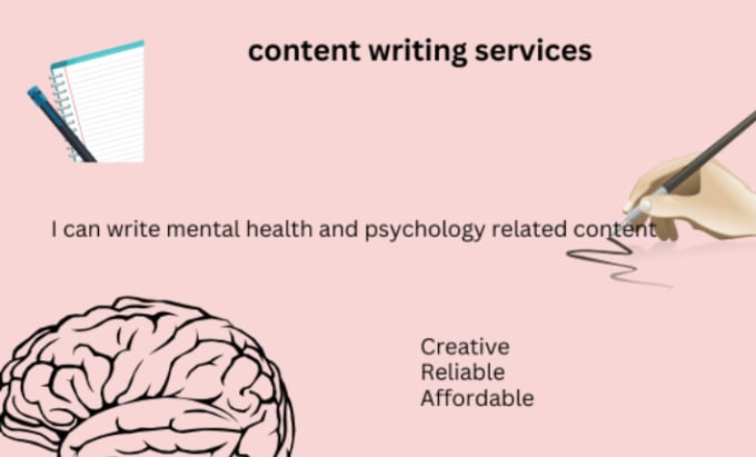 Gig Preview - Write  psychology and mental health related articles