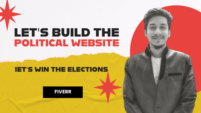 Gig Preview - Create a professional website for your political party or campaign