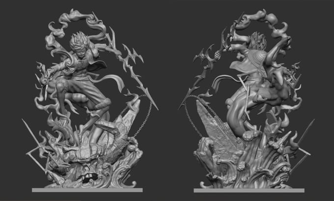 Gig Preview - Sclupt 3d model for 3d print or game