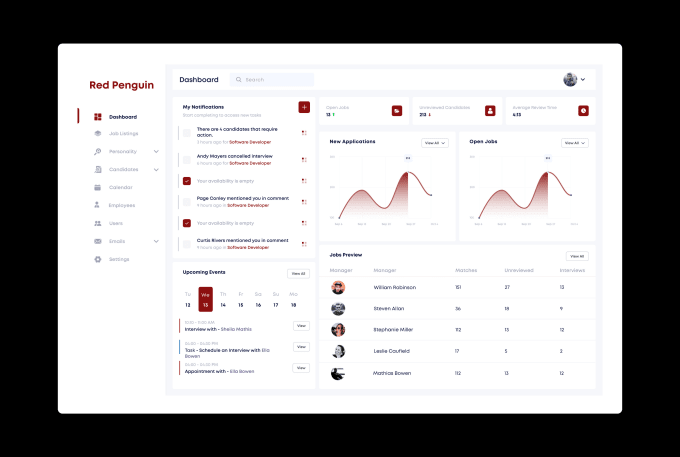 Gig Preview - Do UX and UI designs for your web app, dashboard, CRM, saas