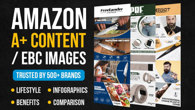 Gig Preview - Design amazon enhanced brand content ebc and aplus content to boost your sales