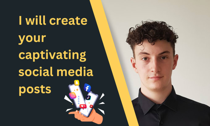 Gig Preview - Create your captivating social media posts