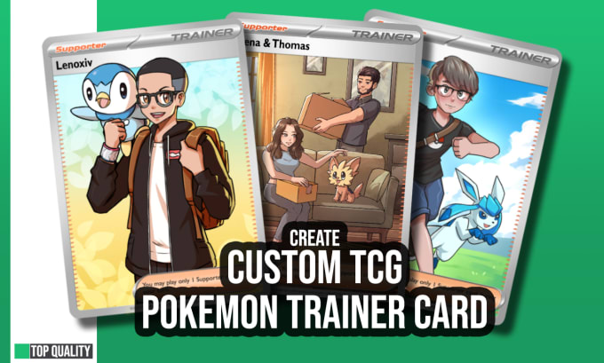 Bestseller - draw you a custom pokemon tcg card