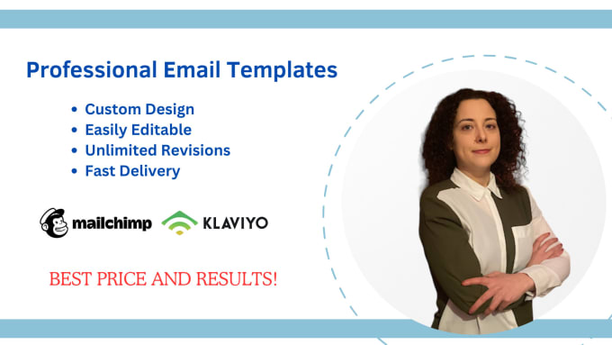 Gig Preview - Design professional an editable email template or newsletter