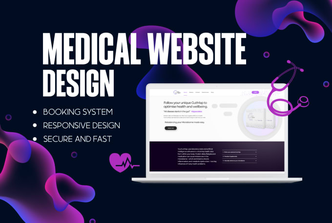 Gig Preview - Design healthcare, clinic and medical website