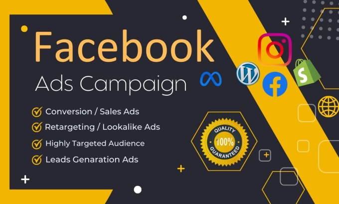 Gig Preview - Run facebook ads marketing instagram advertising fb ads social media manager ig