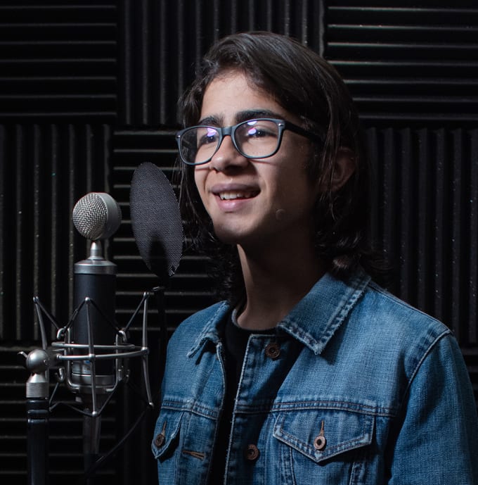 Gig Preview - Record teenager boy voiceover in english with latin accent