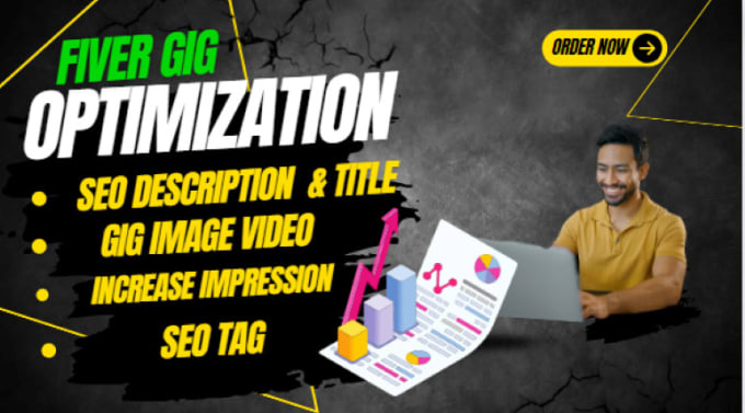 Gig Preview - Seo optimize your fiverr gig to rank on the first page