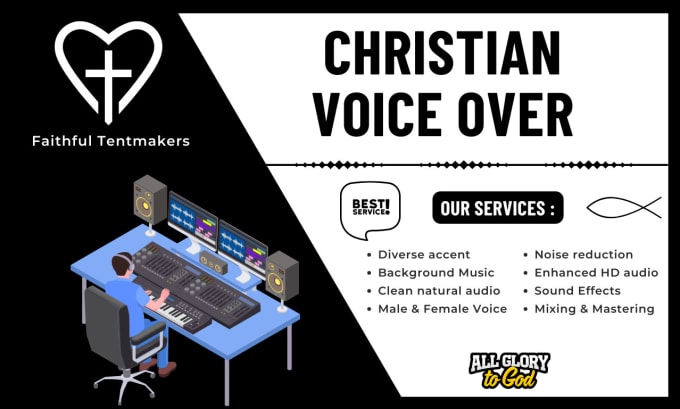 Gig Preview - Voiceover for christian church and ministry projects