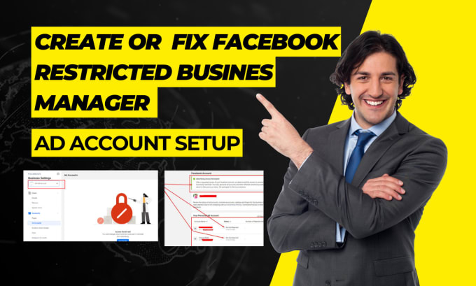 Gig Preview - Create facebook business manager or ad account