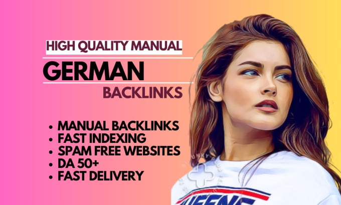 Gig Preview - Provide high authority white hat dofollow seo german guest post backlinks