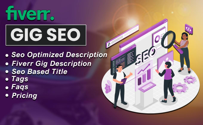 Gig Preview - Create fiverr gig with SEO keyword research and optimized description