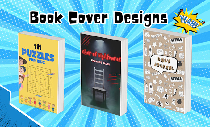 Gig Preview - Design amazon KDP book cover and low content books