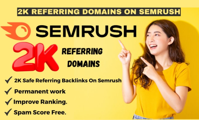 Gig Preview - Build 10k manually semrush referring domains google ranking