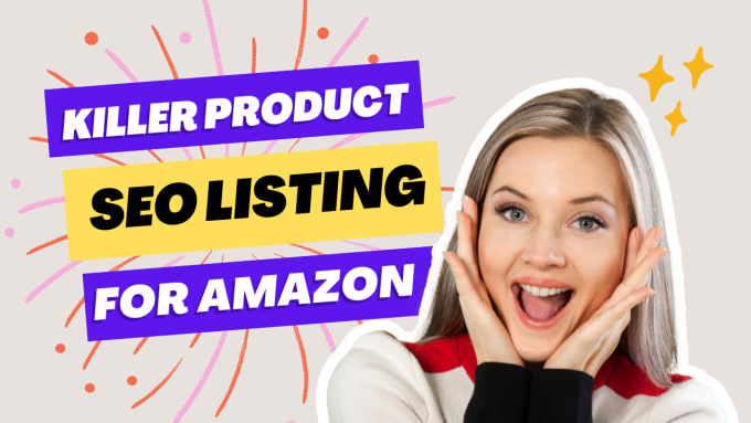 Gig Preview - Do amazon listing creation and SEO listing optimization