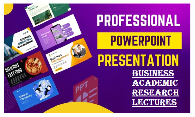 Gig Preview - Make and design powerpoint presentations professionally