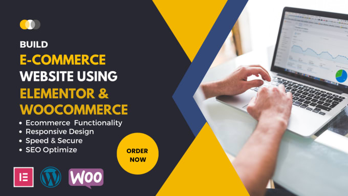 Gig Preview - Build ecommerce website using elementor and woocommerce online store