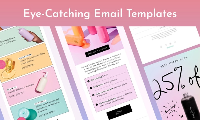 Bestseller - design and setup your email template under 24 hours